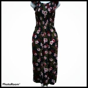 Mustard Seed Floral Jumpsuit Small